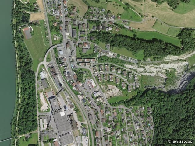 Luftbild: das Gebiet