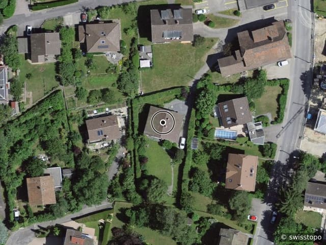 Luftbild Route des Martines 64, Le Mont-sur-Lausanne