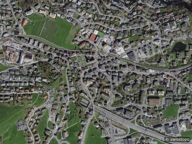 Luftbild Korporationsweg 13d, Wilen b. Wollerau