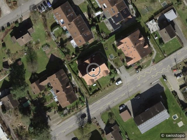 Vista aerea della posizione – Landstrasse 57, 8197 Rafz