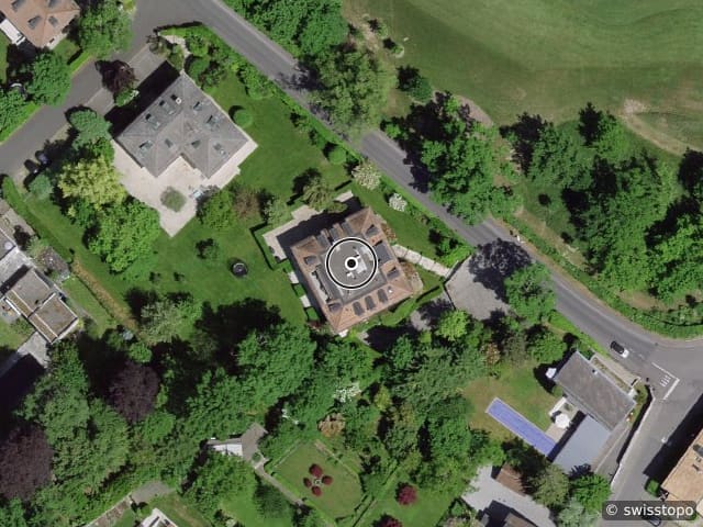 Luftbild der Lage – Chemin de la Fraidieu 18, 1223 Cologny