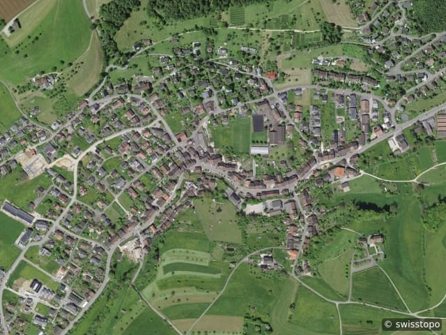 Luftbild Im Katzental 10, Ziefen