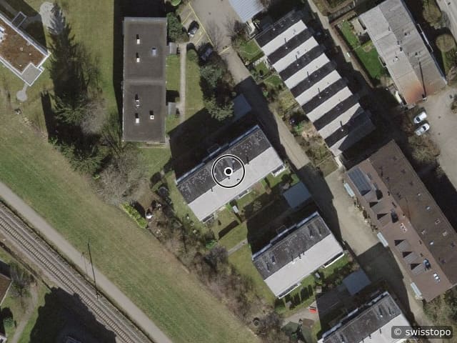 Luftbild der Lage – Russikerstrasse 17, 8330 Pfäffikon ZH
