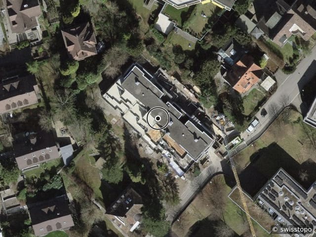 Luftbild Mittelbergsteig 15, Zürich