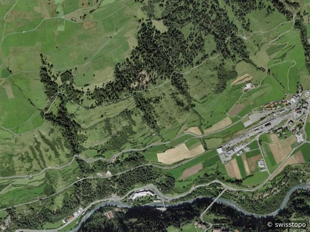 Vista aerea: la zona