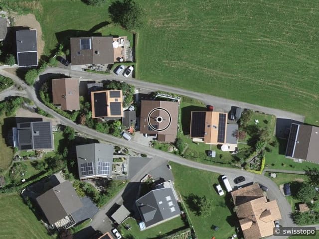 Luftbild Ebenengässli 15, Aeschiried