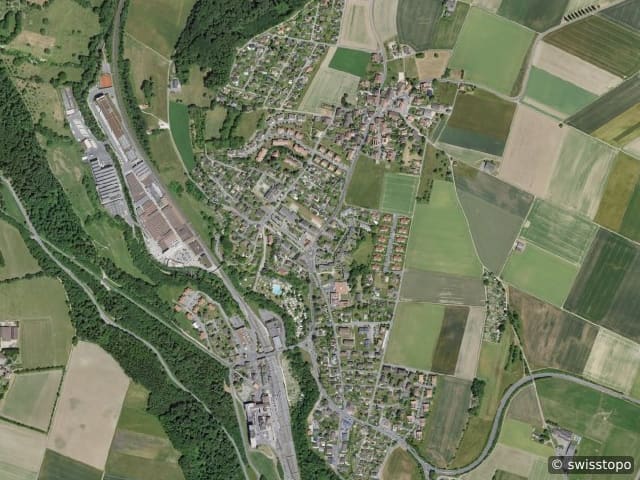Luftbild Penthalaz