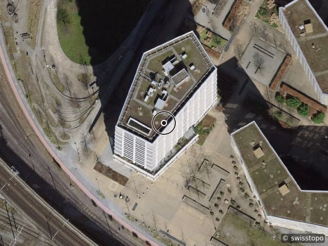 Luftbild Turbinenstrasse 60, Zürich