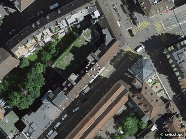 Luftbild Schanzenstrasse 6, Basel