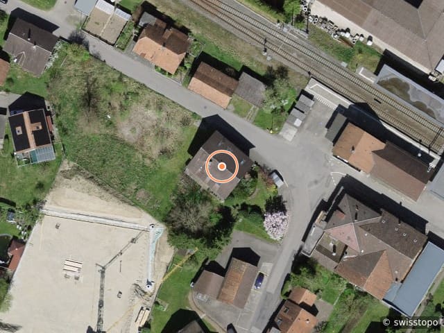 Luftbild Bahnhofstrasse 11, Aefligen