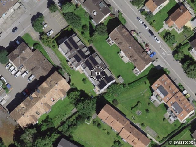 Luftbild Scheidwegstrasse 22a, St. Gallen