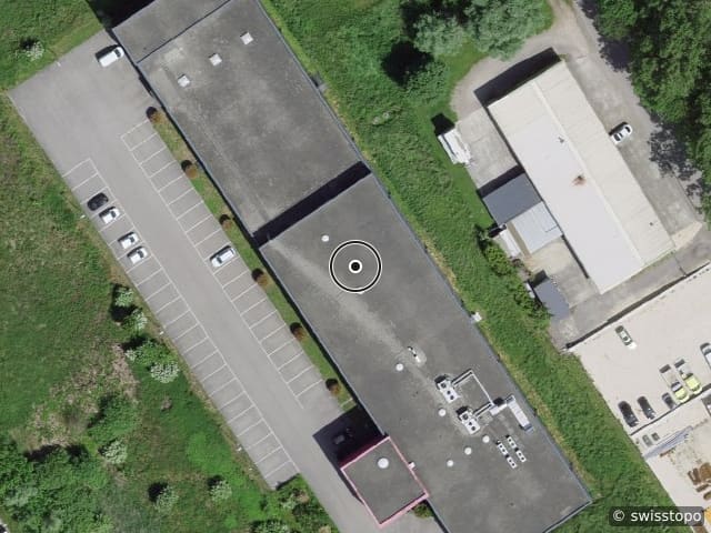 Luftbild Route de la Plaine 49, Avenches