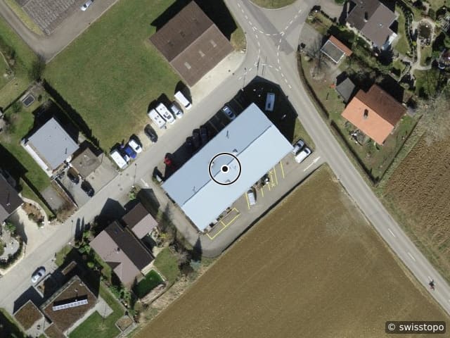 Luftbild Blattenweg 1, Lohn