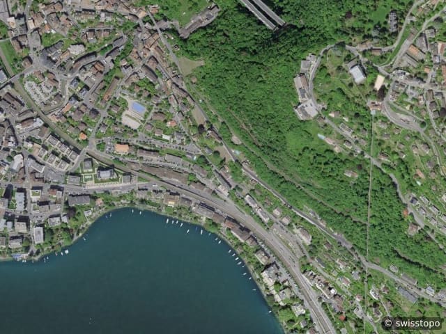 Luftbild Montreux