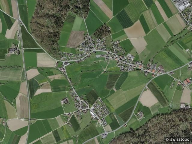 Vista aerea della posizione – Bollodingen