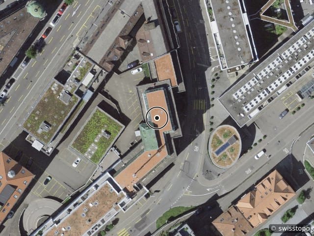 Luftbild Schochengasse 6, Küsnacht