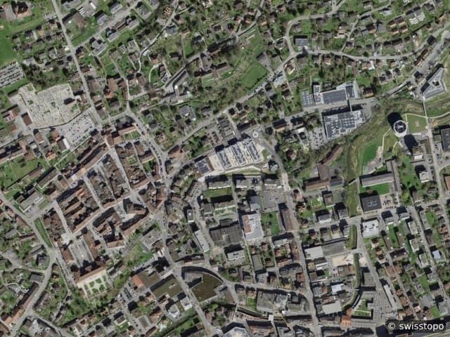 Luftbild Delémont