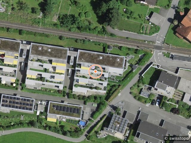 Luftbild Bachmättli 25, Hochdorf