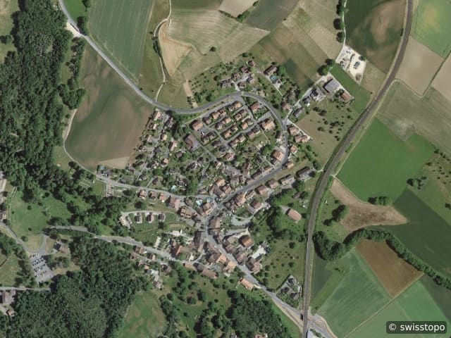 Luftbild Pompaples