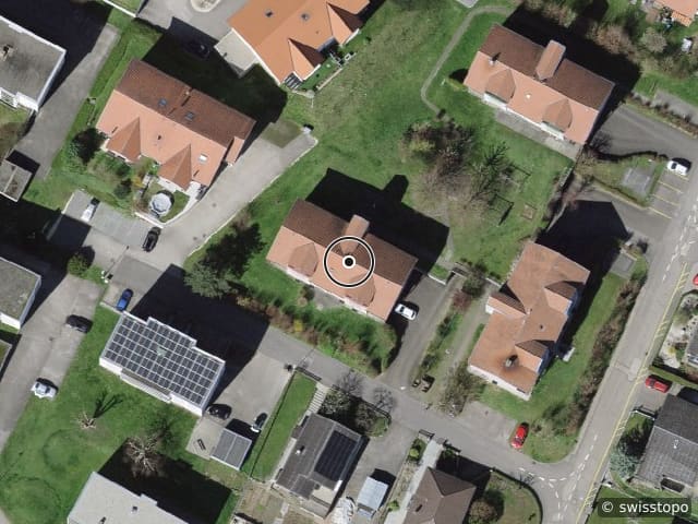 Luftbild Rue des Pesses 4, Glovelier