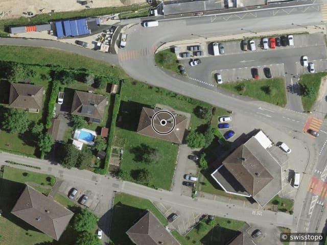 Luftbild Chemin des Isles 2, Areuse