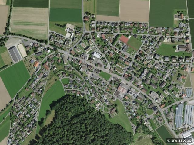 Luftbild HOLZIKEN