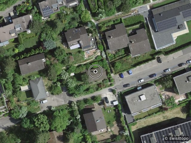 Luftbild Rue Emer-de-Vattel 58, Neuchâtel