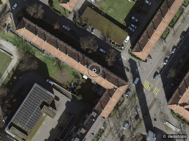 Luftbild der Lage – Eichbühlstrasse 3, 8304 Wallisellen