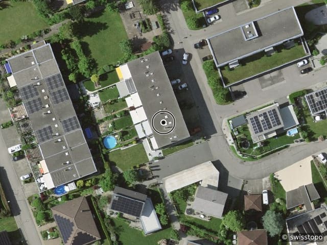 Luftbild Sonnenweg 26, Wünnewil