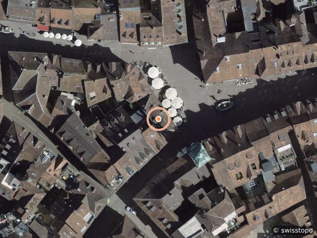 Luftbild Hauptgasse 45, Solothurn