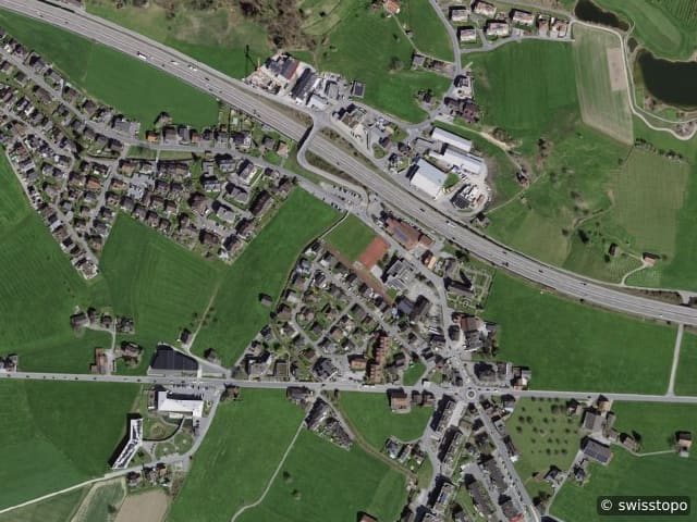 Luftbild Wangen