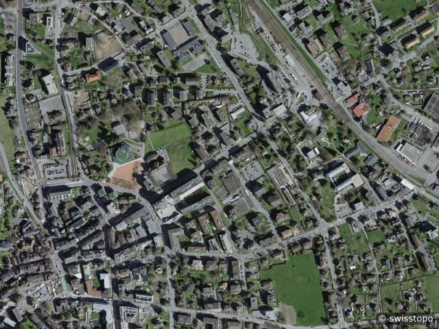 Luftbild: das Gebiet