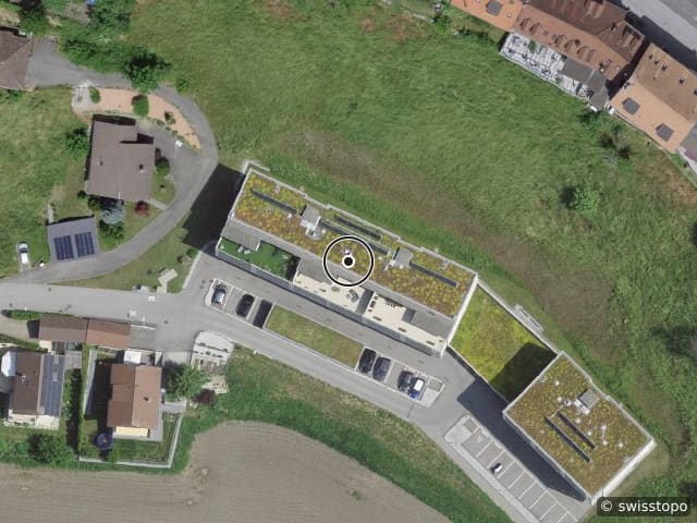 Luftbild Rue des Chenevières 33, Broc