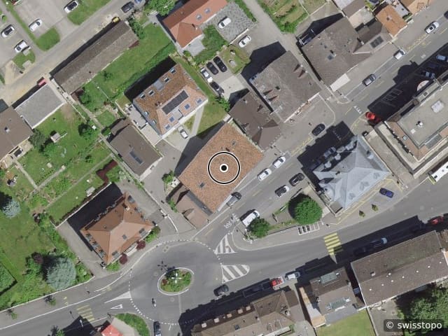 Luftbild Rue de l'Epervier 3, Charges : 210 Catégorie : Location Type : Local commercial Chambre(s) :