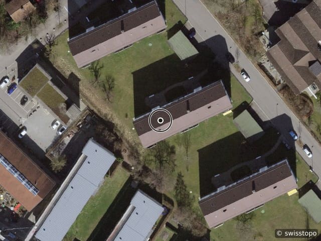 Luftbild der Lage – Feldhofstrasse 16, 8610 Uster