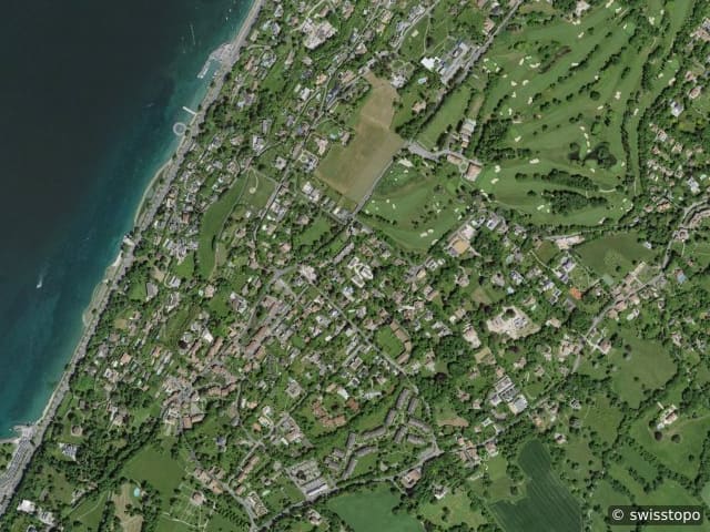 Luftbild Cologny