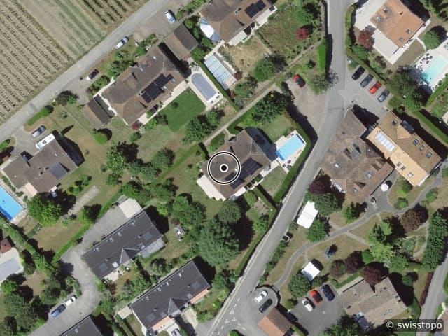Luftbild Chemin de la Riettaz 11, Lussy-sur-Morges