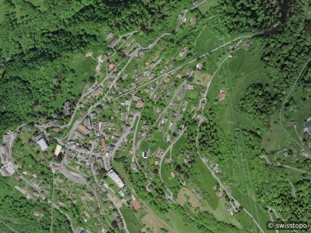 Luftbild Quartier calme 1, Glion