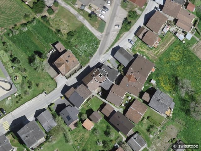 Luftbild der Lage – Route du Rawil 36, 1966 Luc