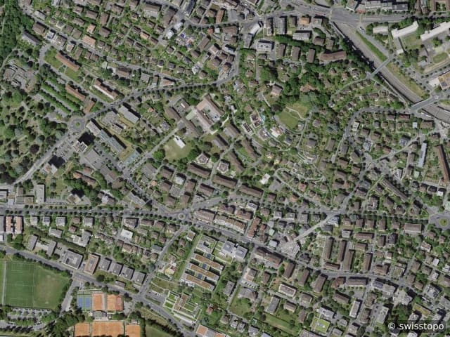 Luftbild der Lage – 1007 Lausanne