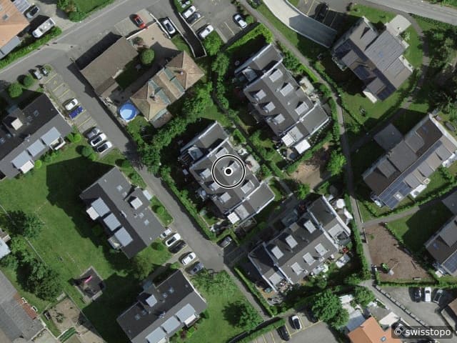 Luftbild Rue du Pré-aux-Andins 12, Marin-Epagnier