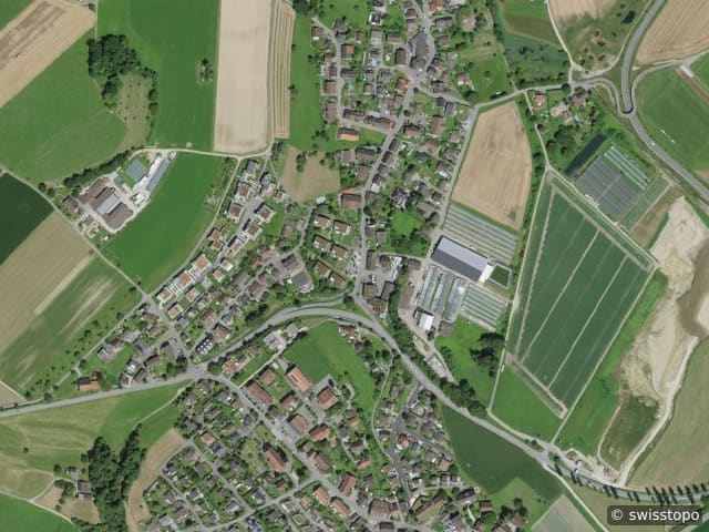 Luftbild Wohlenschwil