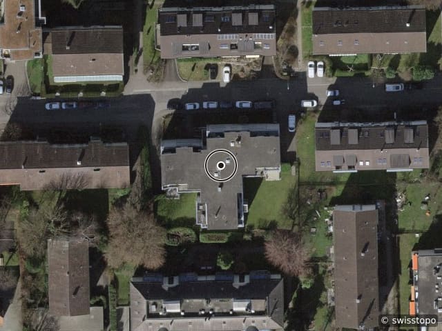 Vista aerea della posizione – Greifenseestrasse 38, 8050 Zurich