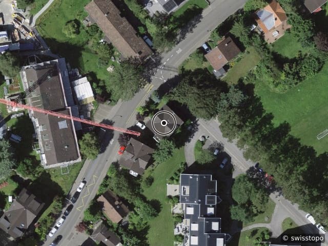 Luftbild Solitüdenstrasse 15, St. Gallen