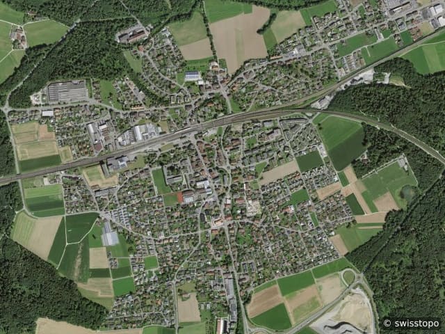 Luftbild Rupperswil