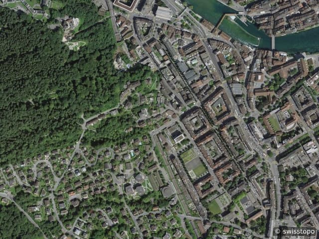 Luftbild: das Gebiet