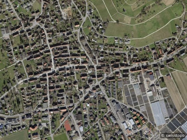 Luftbild Rafz — die genaue Adresse erhalten Sie auf Anfrage.
