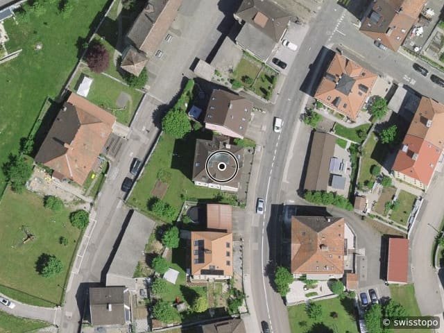 Luftbild Grand-Rue 24, Les Brenets