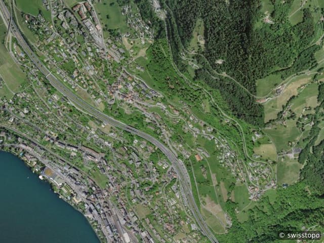 Luftbild Montreux