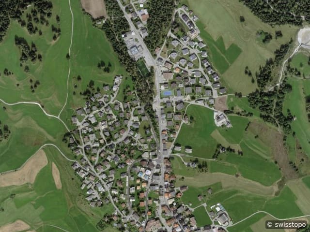 Luftbild Lantsch/Lenz